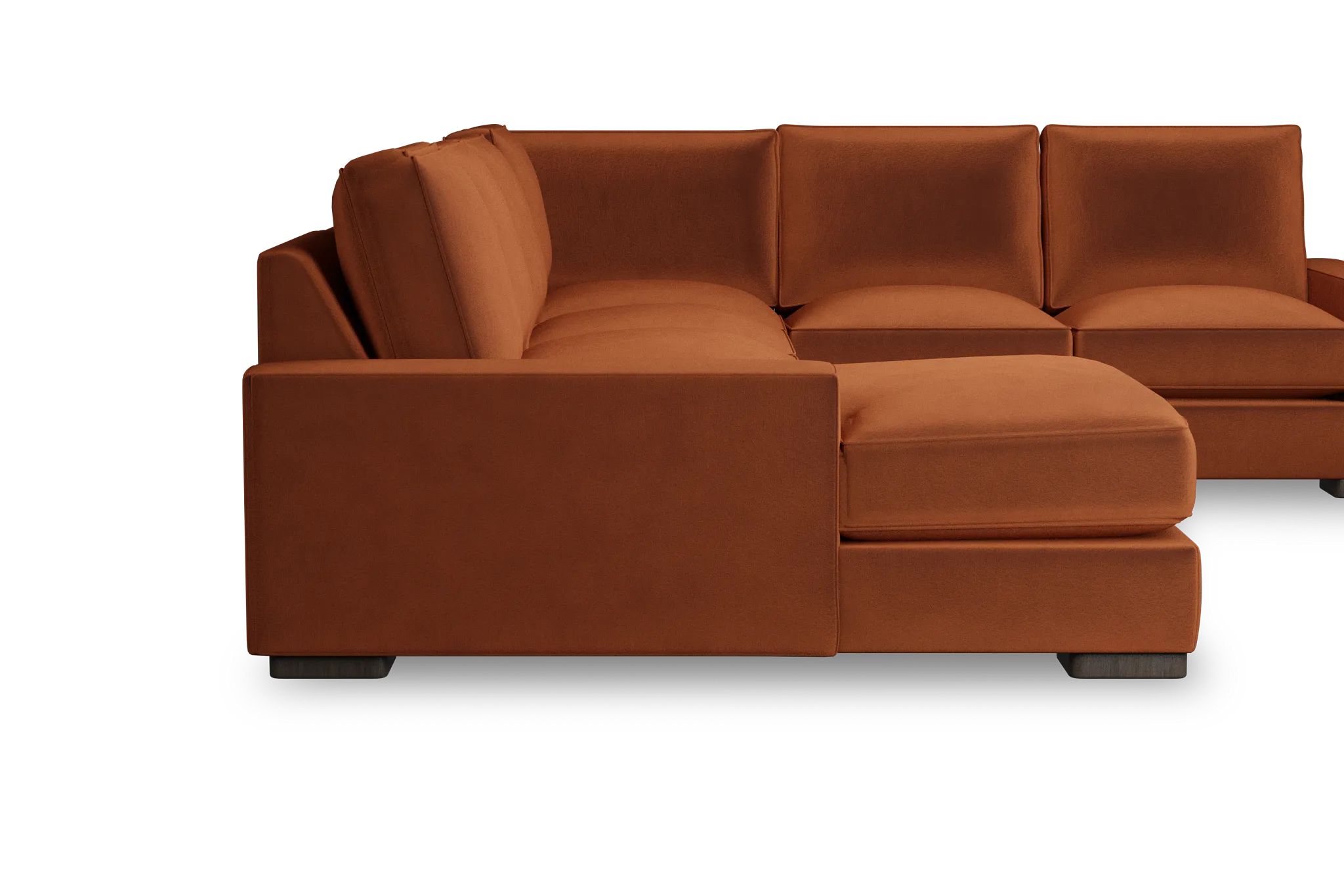 Edgewater Joya Orange Medium Left Chaise Sectional