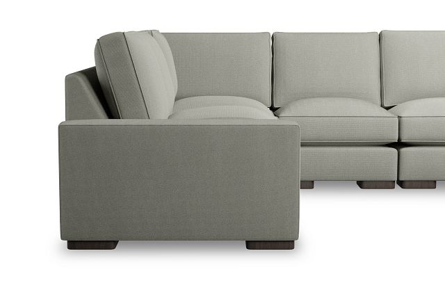 Edgewater Delray Pewter Medium Two-arm Sectional