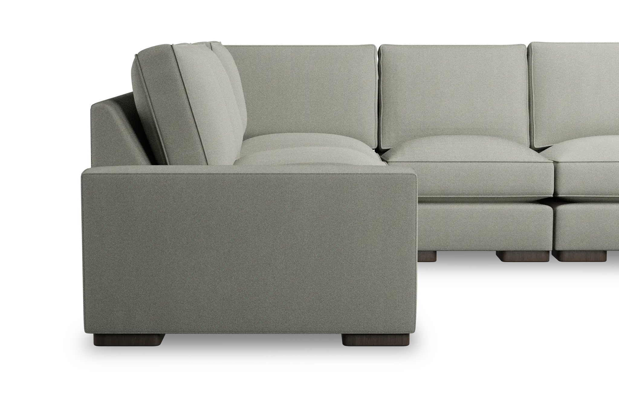 Edgewater Delray Pewter Medium Two-arm Sectional Edgewater Delray Pewter Medium Two-arm Sectional