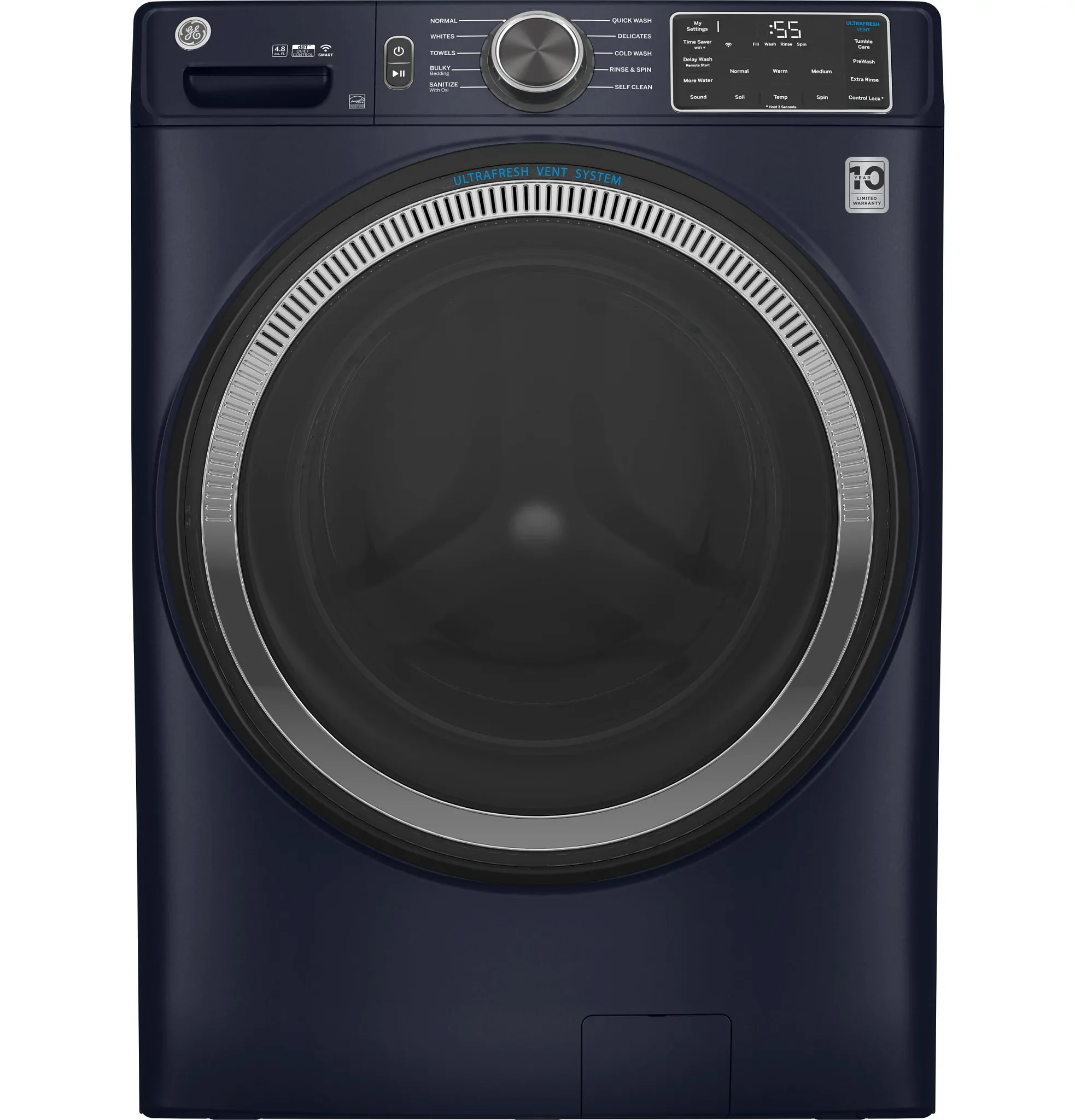 Ge 550 Series Blue Front Load Washer