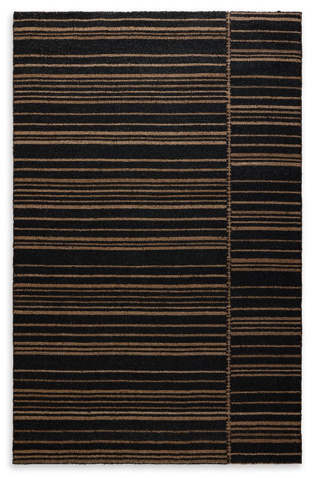 Kota Black 8x10 Area Rug
