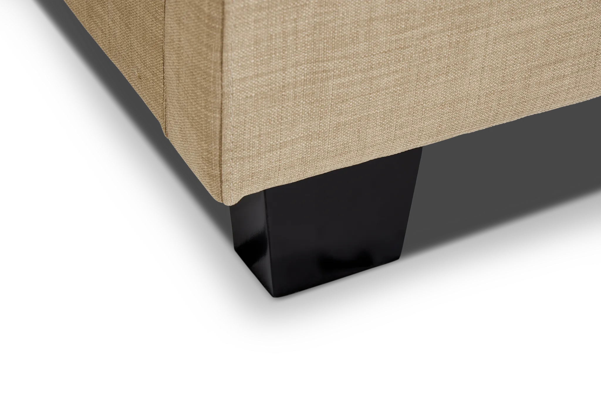 Madden Taupe Uph Platform Bed