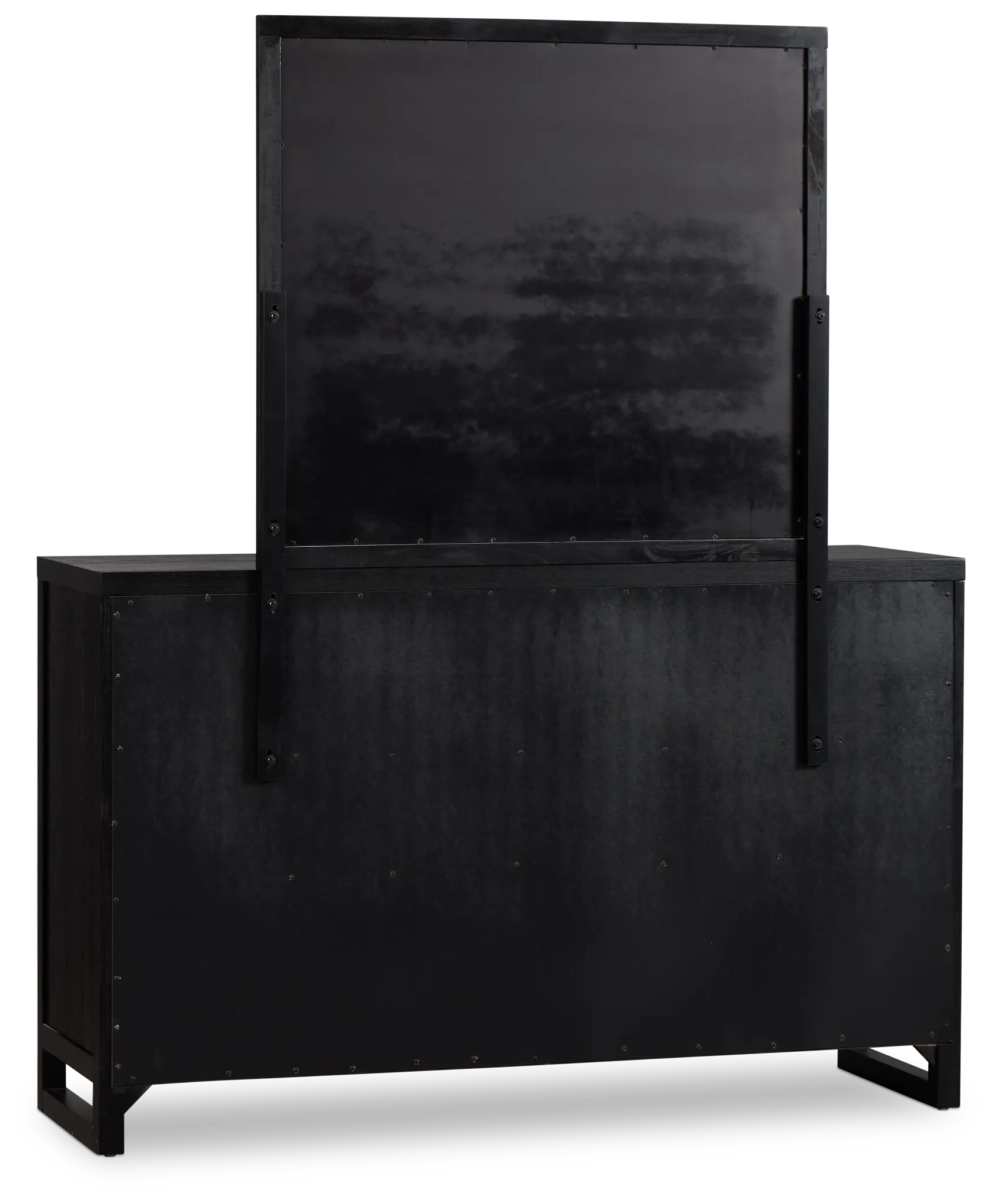 Williamsburg Black Dresser & Mirror Williamsburg Black Dresser & Mirror