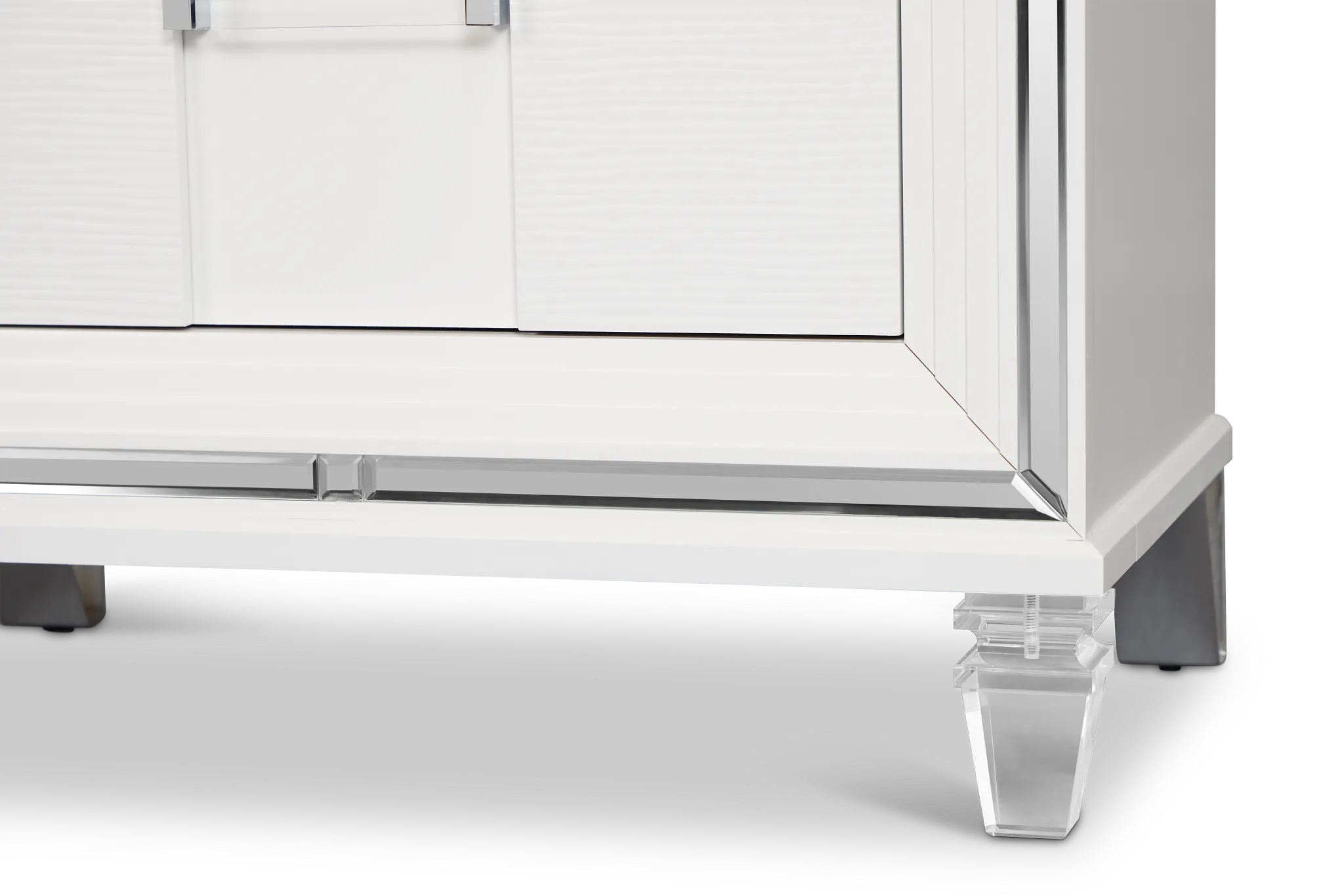 Vegas White Nightstand