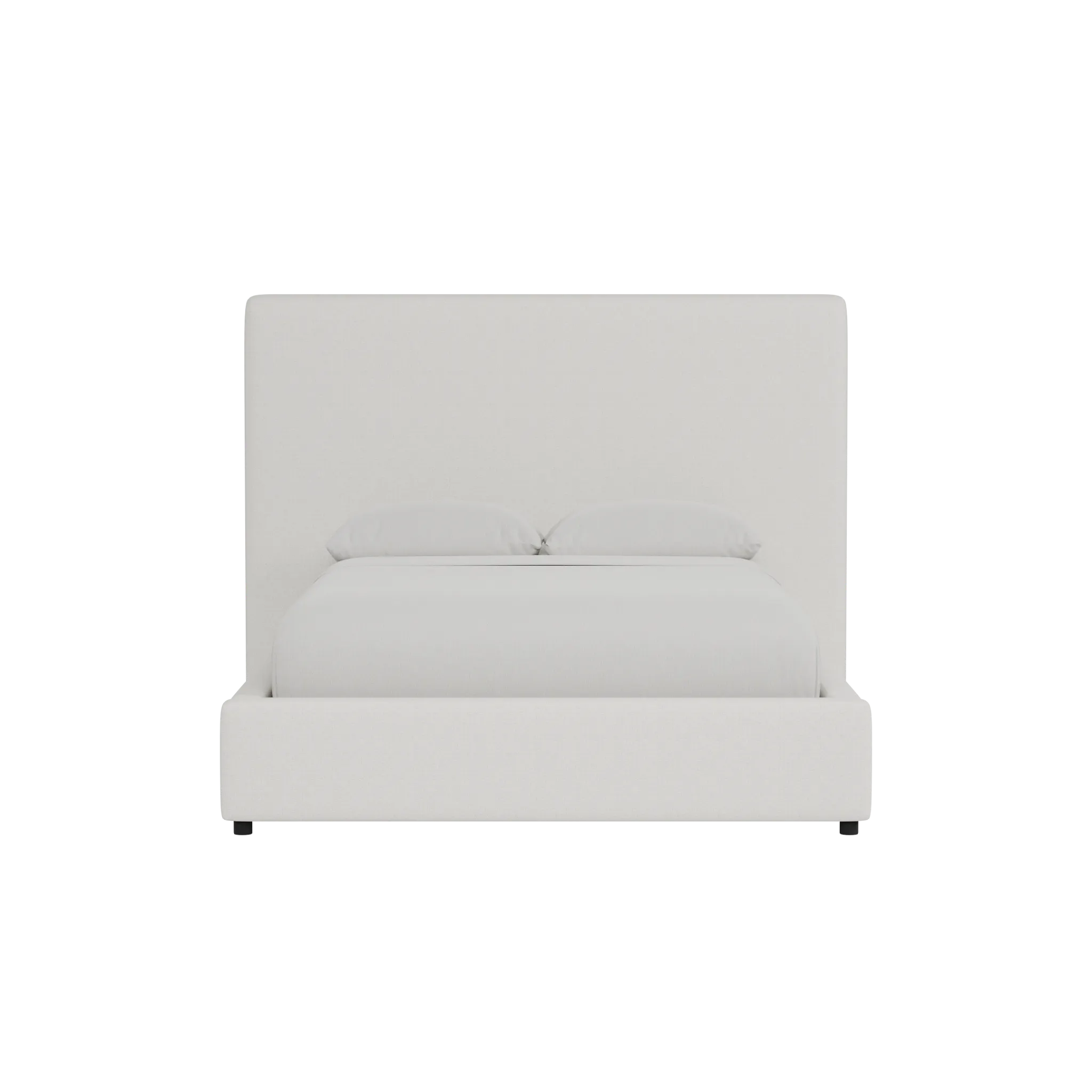 Grayton Natural Beauty Beige 54" Upholstered Platform Bed