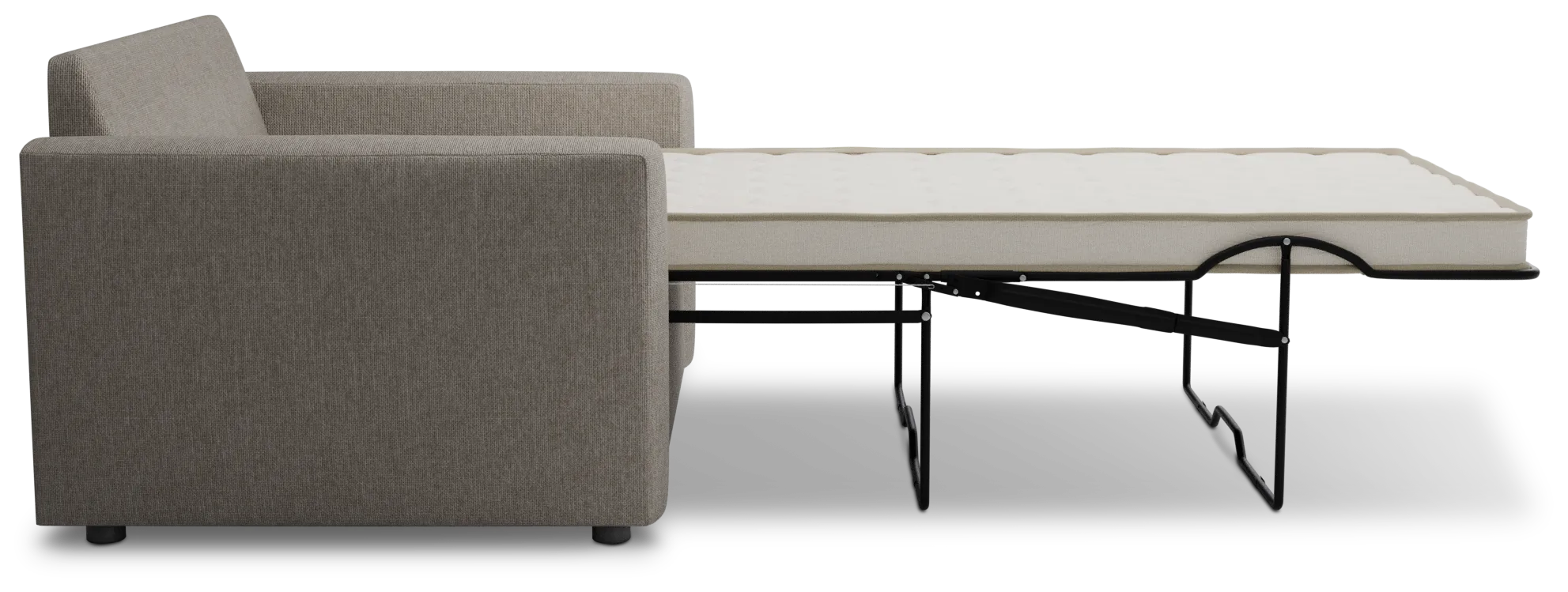 Siesta Elevation Khaki Fabric Innerspring Sleeper