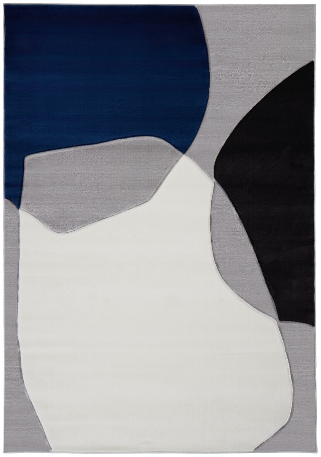 Ambler Dark Blue 5x8 Area Rug