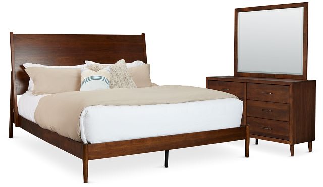 Palmdale Dark Tone Platform Bedroom