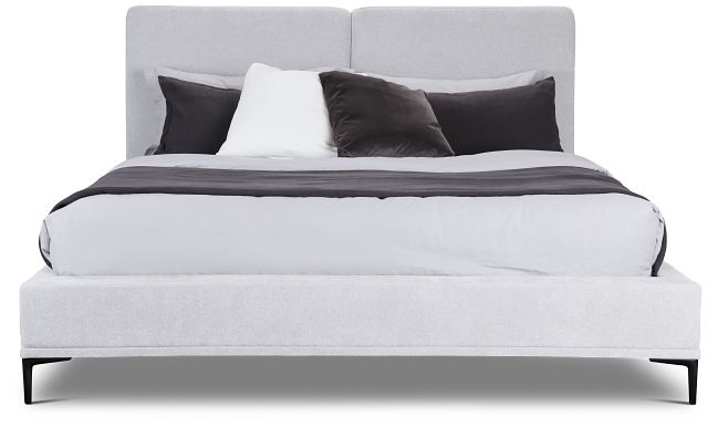 Emit Light Gray Uph Panel Bed