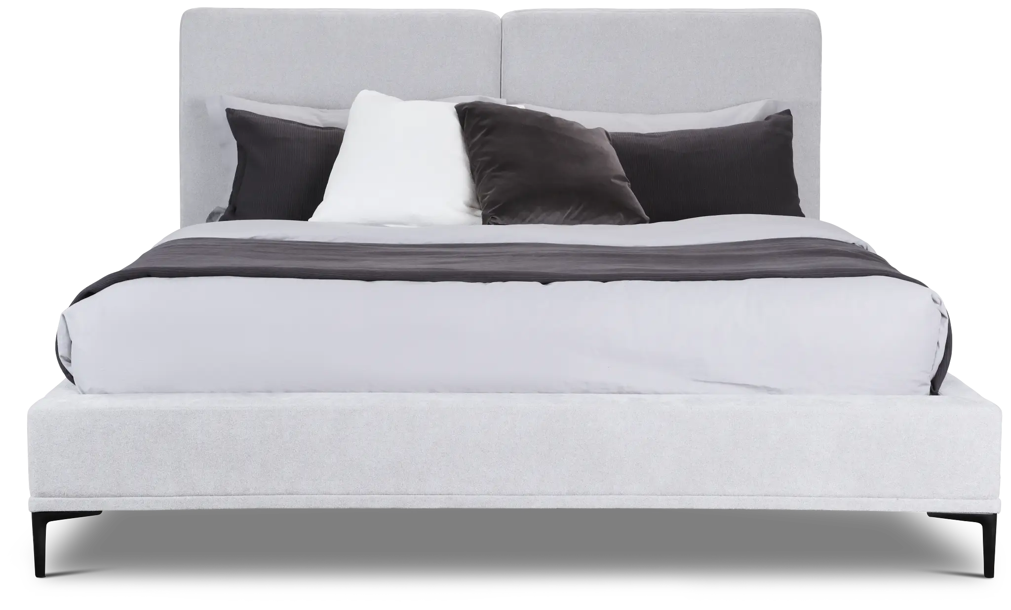 Emit Light Gray Uph Panel Bed Emit Light Gray Uph Panel Bed