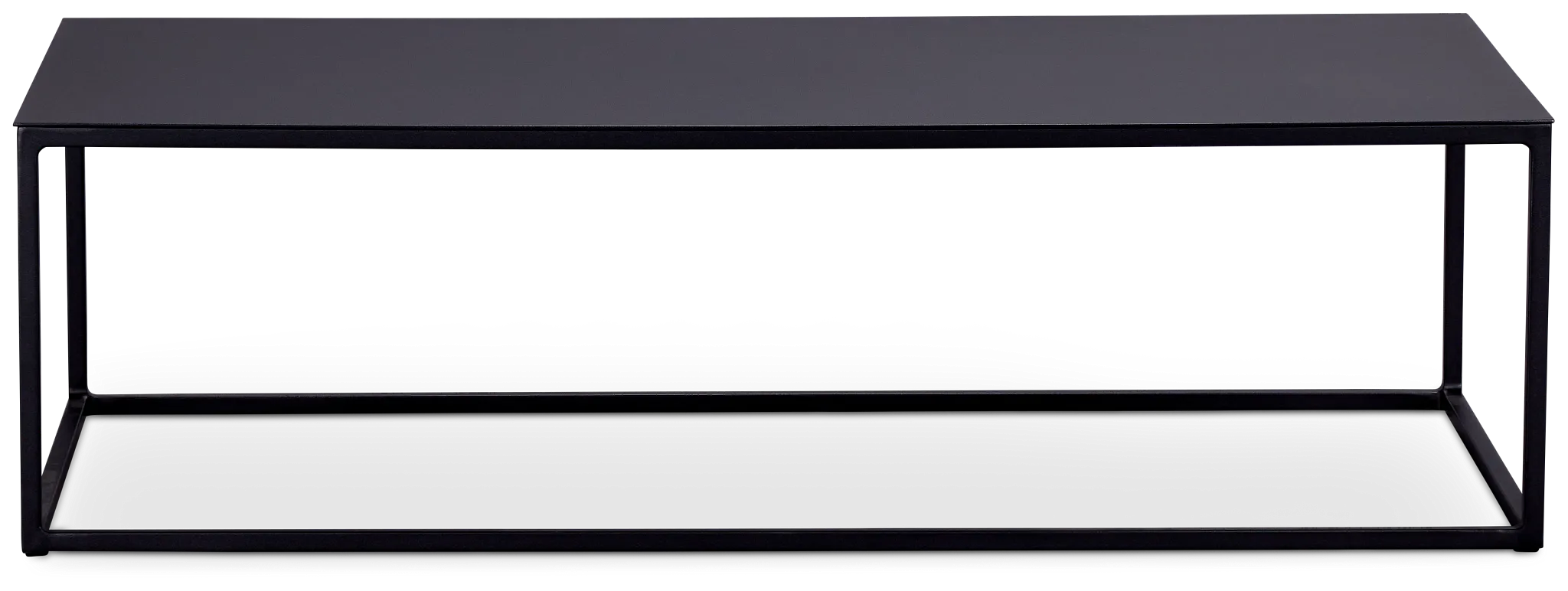 Malaga Black Rect Coffee Table