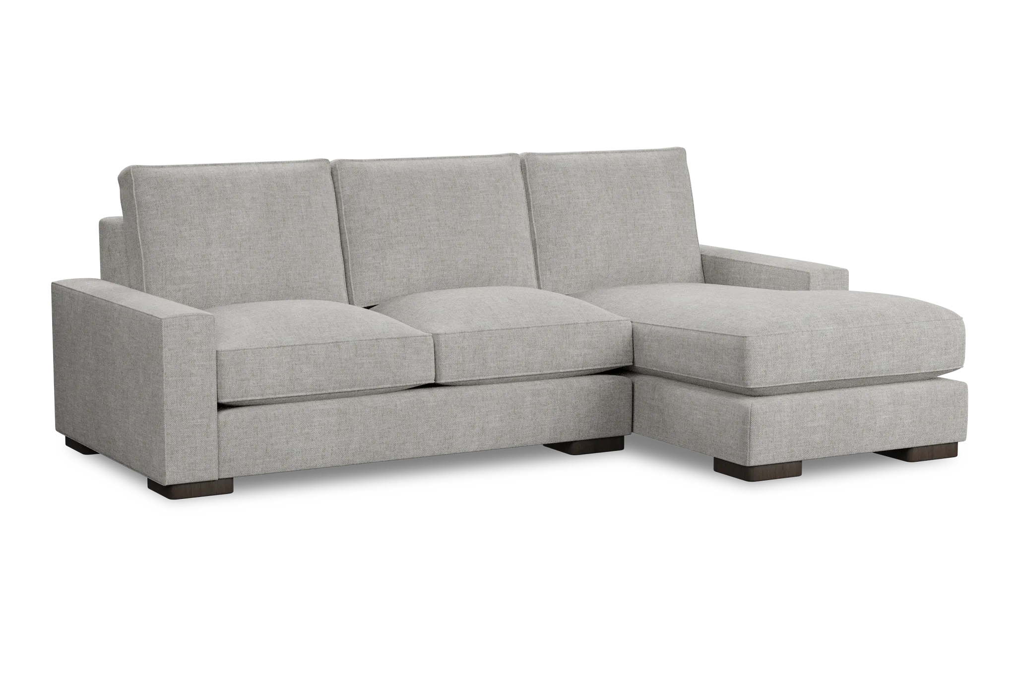 Edgewater Elevation Khaki Right Chaise Sectional