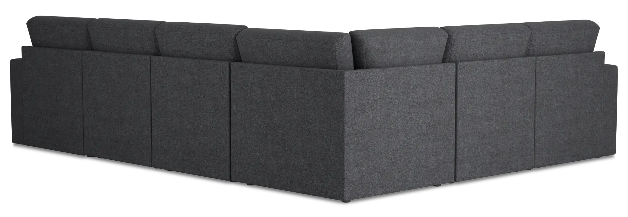 Citymod Dark Gray Fabric Medium Two-arm Sectional Citymod Dark Gray Fabric Medium Two-arm Sectional