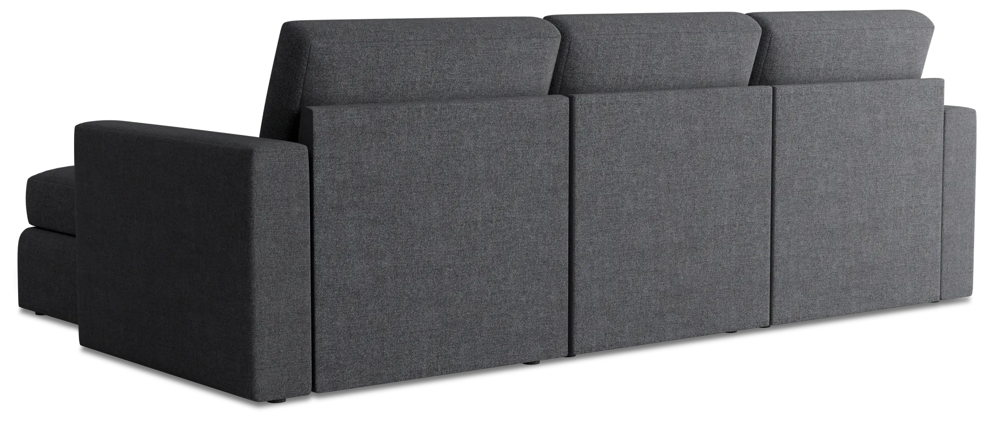 Citymod Dark Gray Fabric Small Right Chaise Sectional