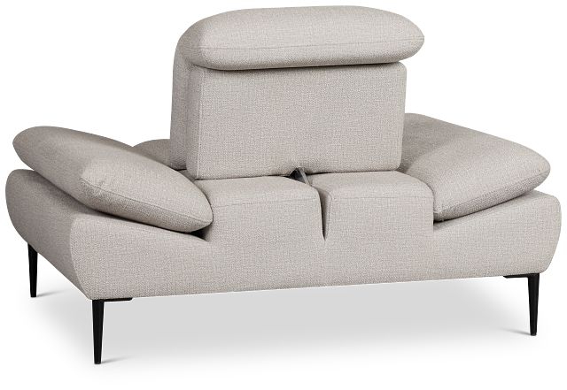 Micah Beige Fabric Chair