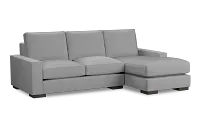Edgewater Delray Light Gray Right Chaise Sectional