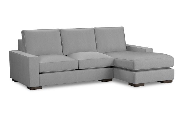 Edgewater Delray Light Gray Right Chaise Sectional
