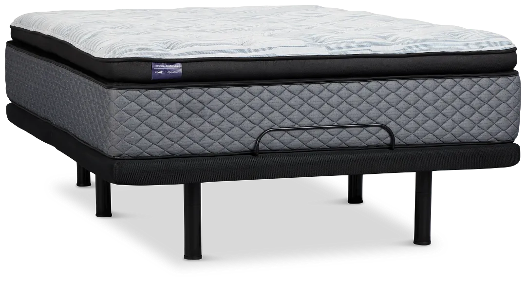 Kevin Charles By Sealy Signature Ultra Plush Plus Adjustable Mattress Set