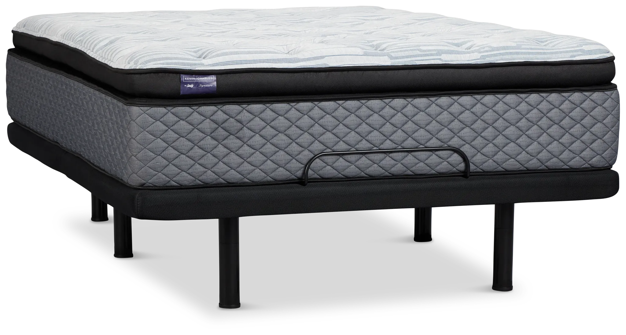 Kevin Charles By Sealy Signature Ultra Plush Plus Adjustable Mattress Set