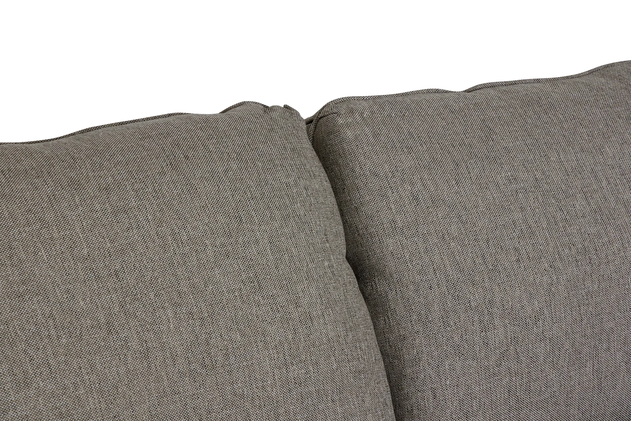 Asheville Brown Fabric Small Left Chaise Sectional