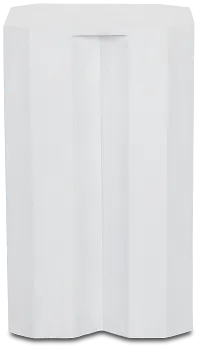 Sven White Wood Accent Table