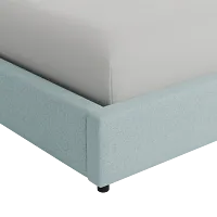 Grayton Elite Light Blue 44" Upholstered Platform Bed