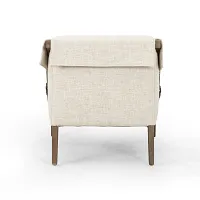 Beckner Light Beige Fabric Accent Chair