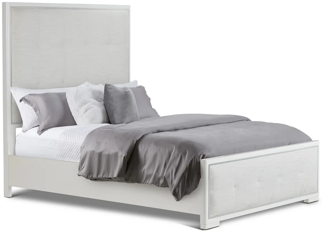 Ocean Drive White Uph Panel Bed