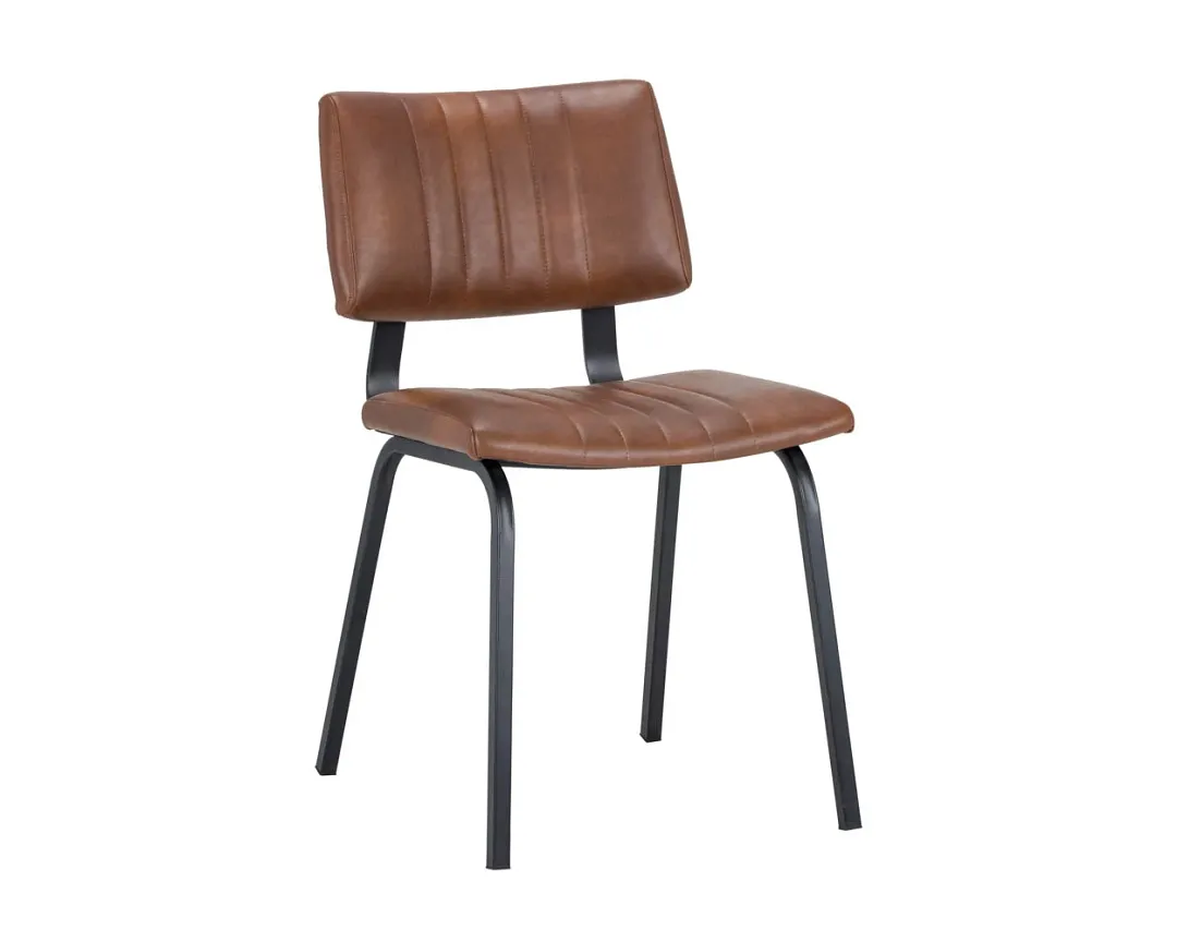 Breann Brown Upholstered Side Chair