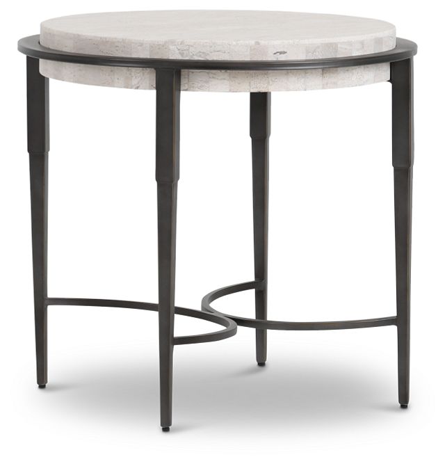 Barclay Beige End Table