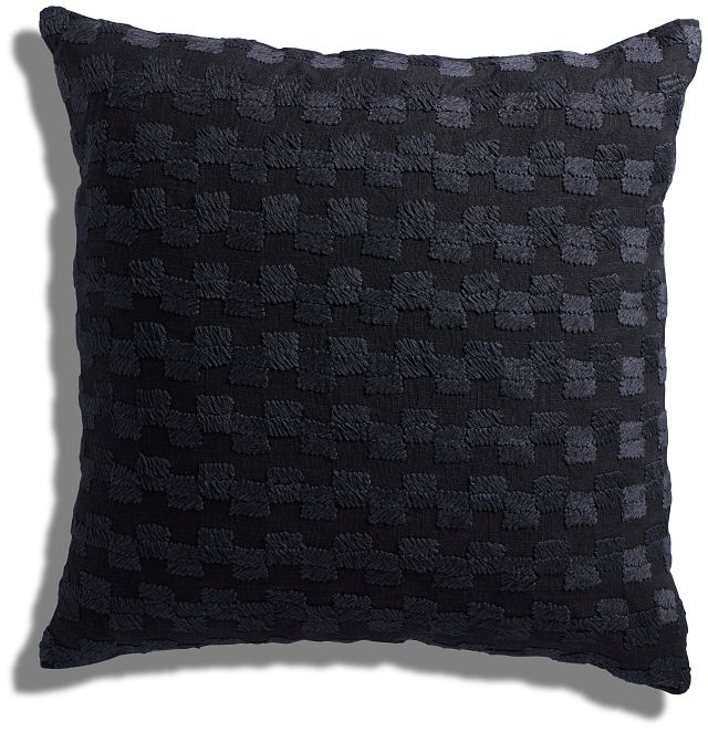 Risto Black Accent Pillow