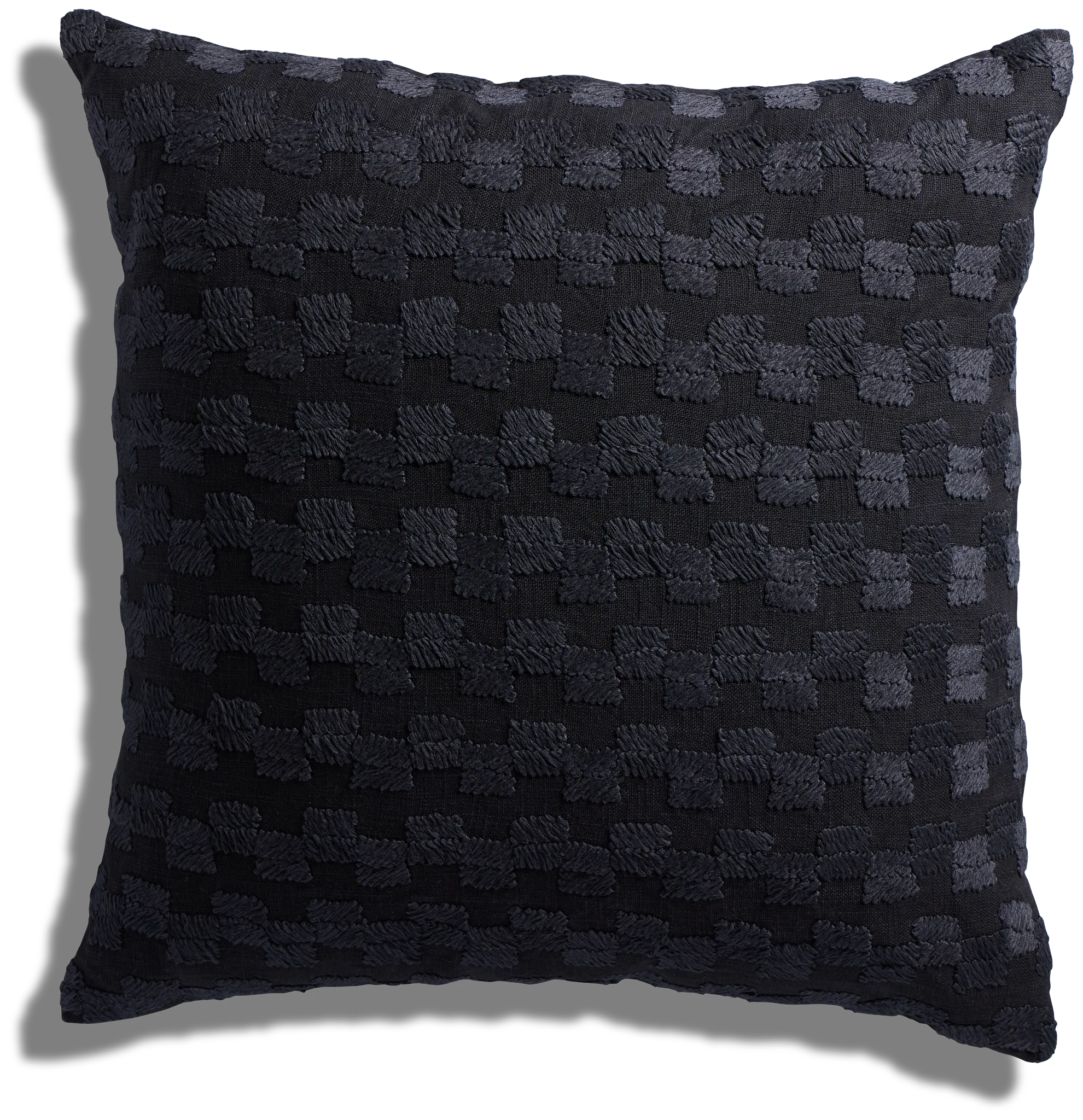 Risto Black Accent Pillow