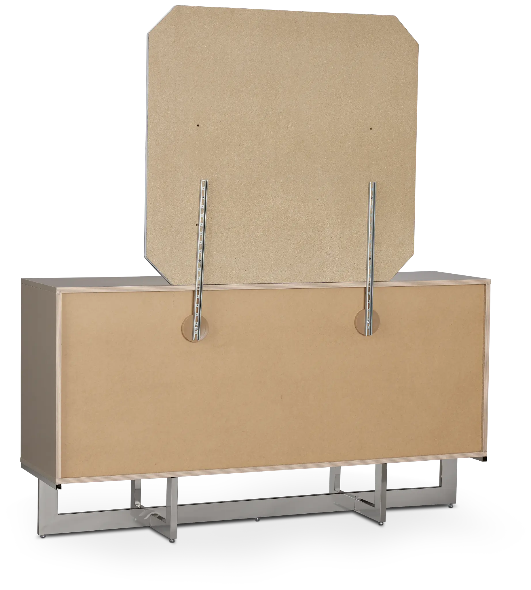 Cortina Champagne Dresser & Mirror Cortina Champagne Dresser & Mirror