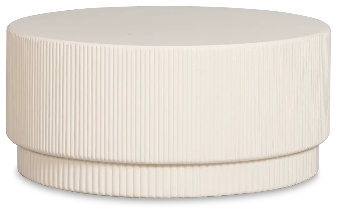 Cypress White Round Accent Table Cypress White Round Accent Table