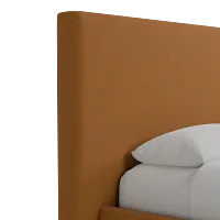 Grayton Elite Light Brown 54" Upholstered Platform Bed