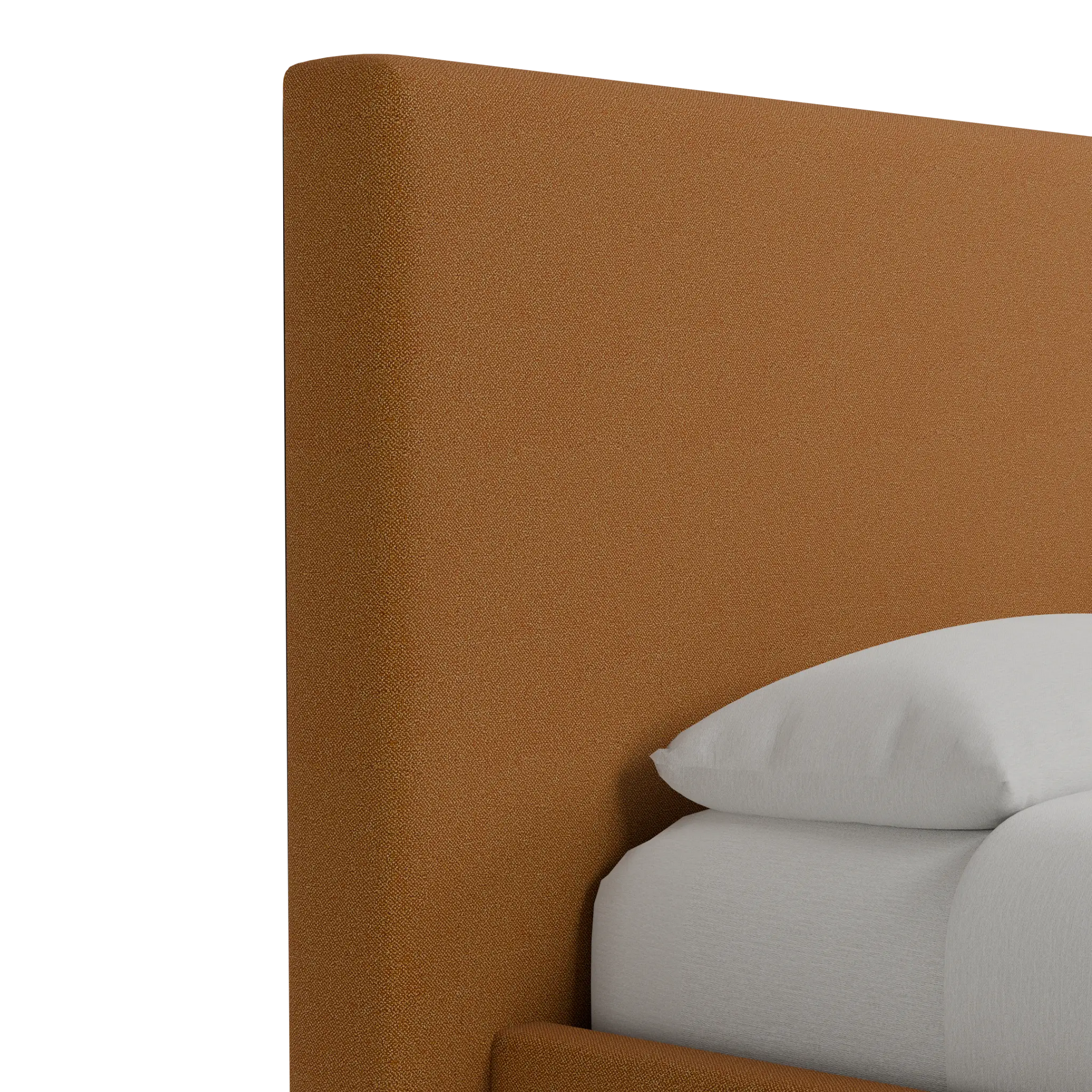 Grayton Elite Light Brown 54" Upholstered Platform Bed Grayton Elite Light Brown 54" Upholstered Platform Bed