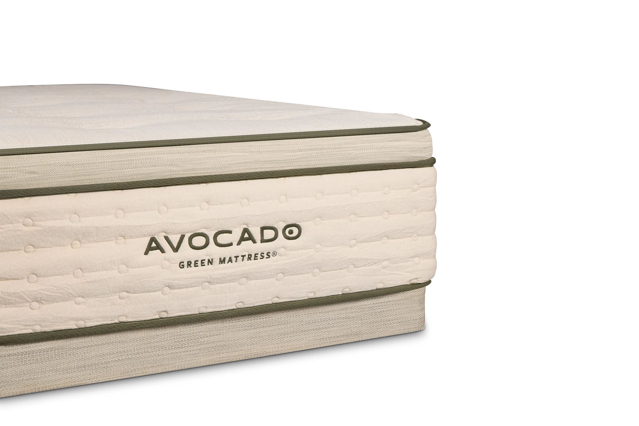 Avocado Green Cushion Firm Low-profile Mattress Set