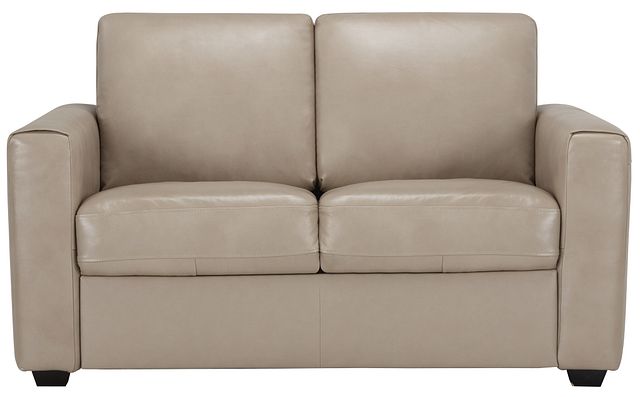 Lane Taupe Lthr/vinyl Memory Foam Sleeper