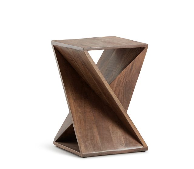 Jasper Square Wood Accent Table
