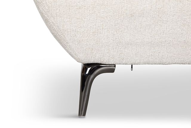 Zoey Light Beige Fabric Loveseat