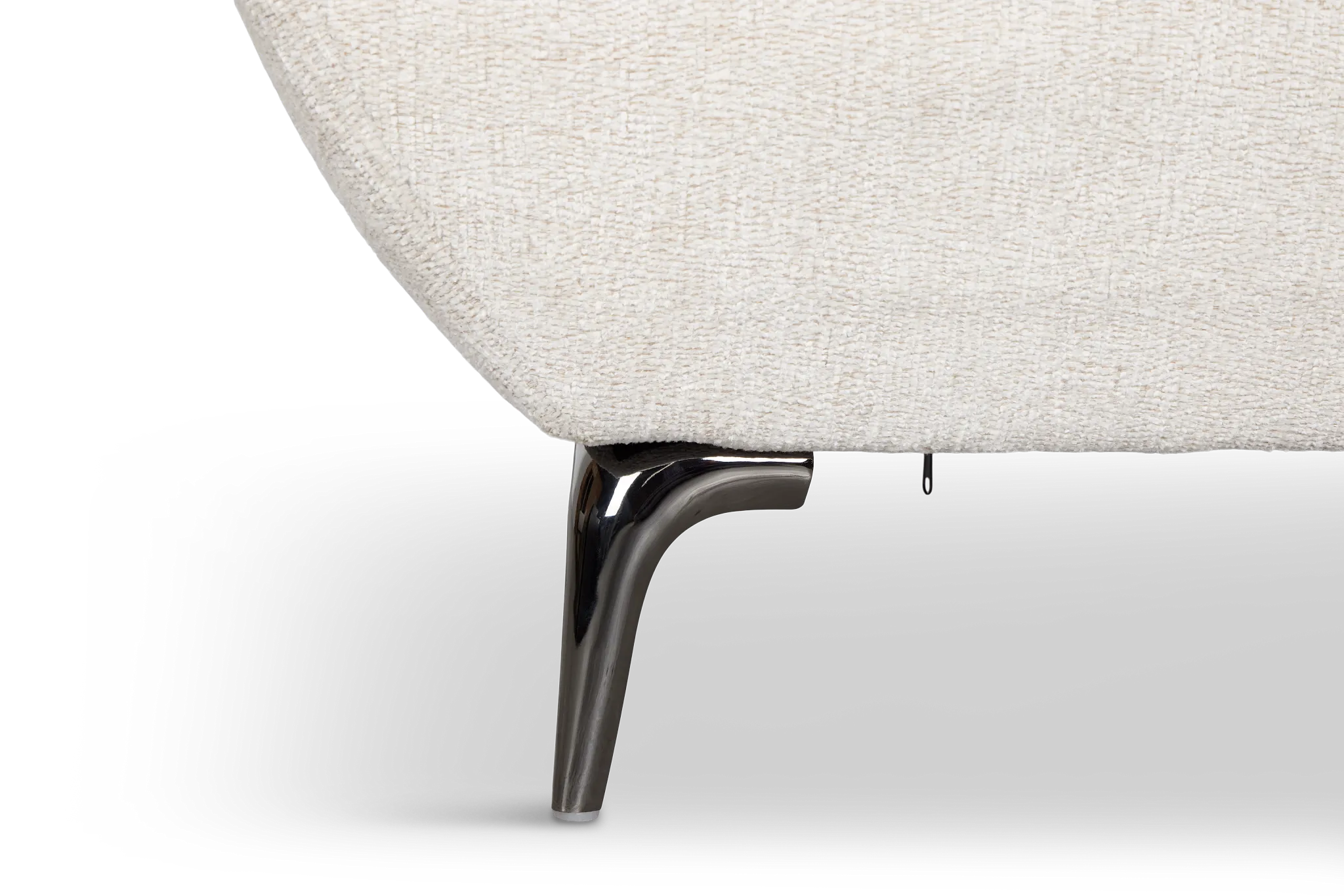 Zoey Light Beige Fabric Loveseat