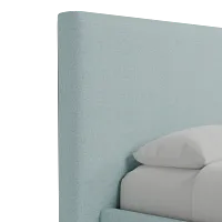 Grayton Elite Light Blue 54" Upholstered Platform Bed