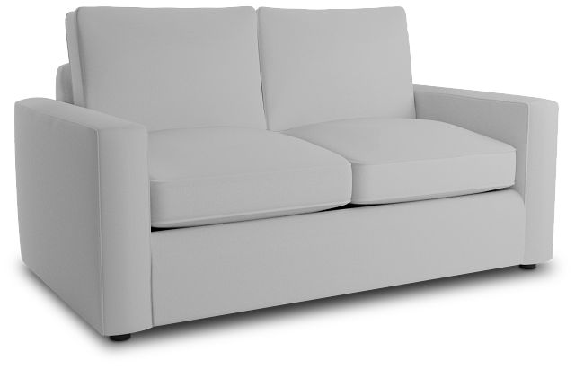 Siesta Suave White Fabric Memory Foam Sleeper