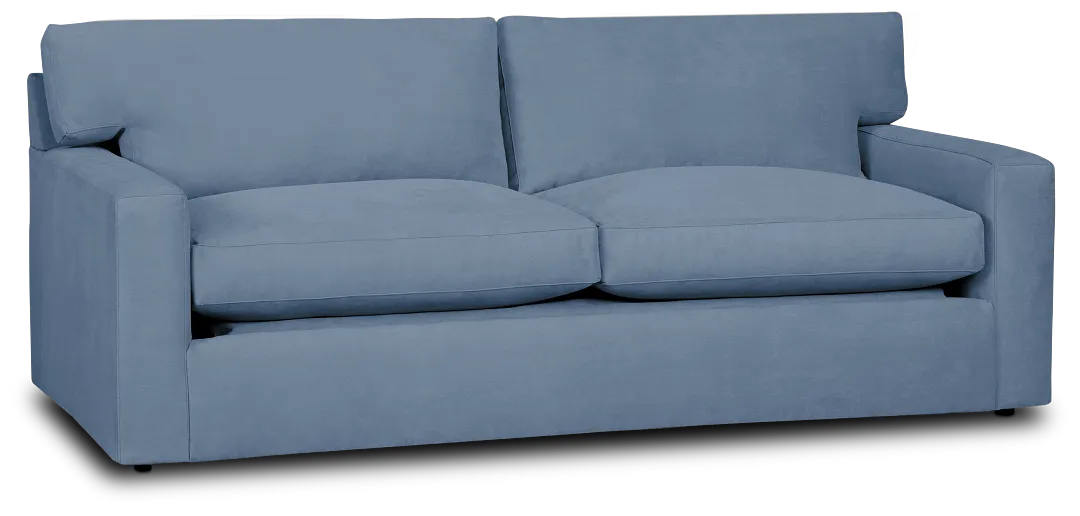 Hudson Blue Fabric Cooling Memory Foam Sleeper