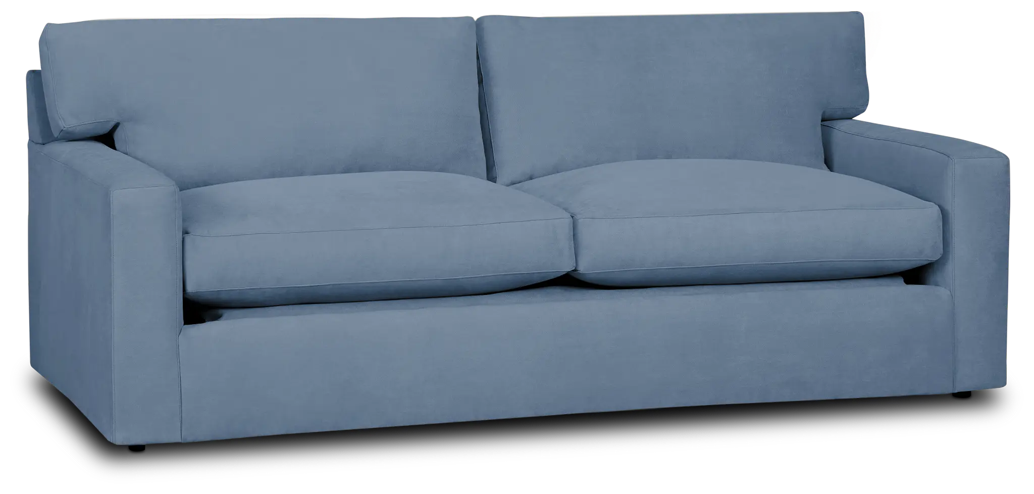 Hudson Blue Fabric Cooling Memory Foam Sleeper Hudson Blue Fabric Cooling Memory Foam Sleeper