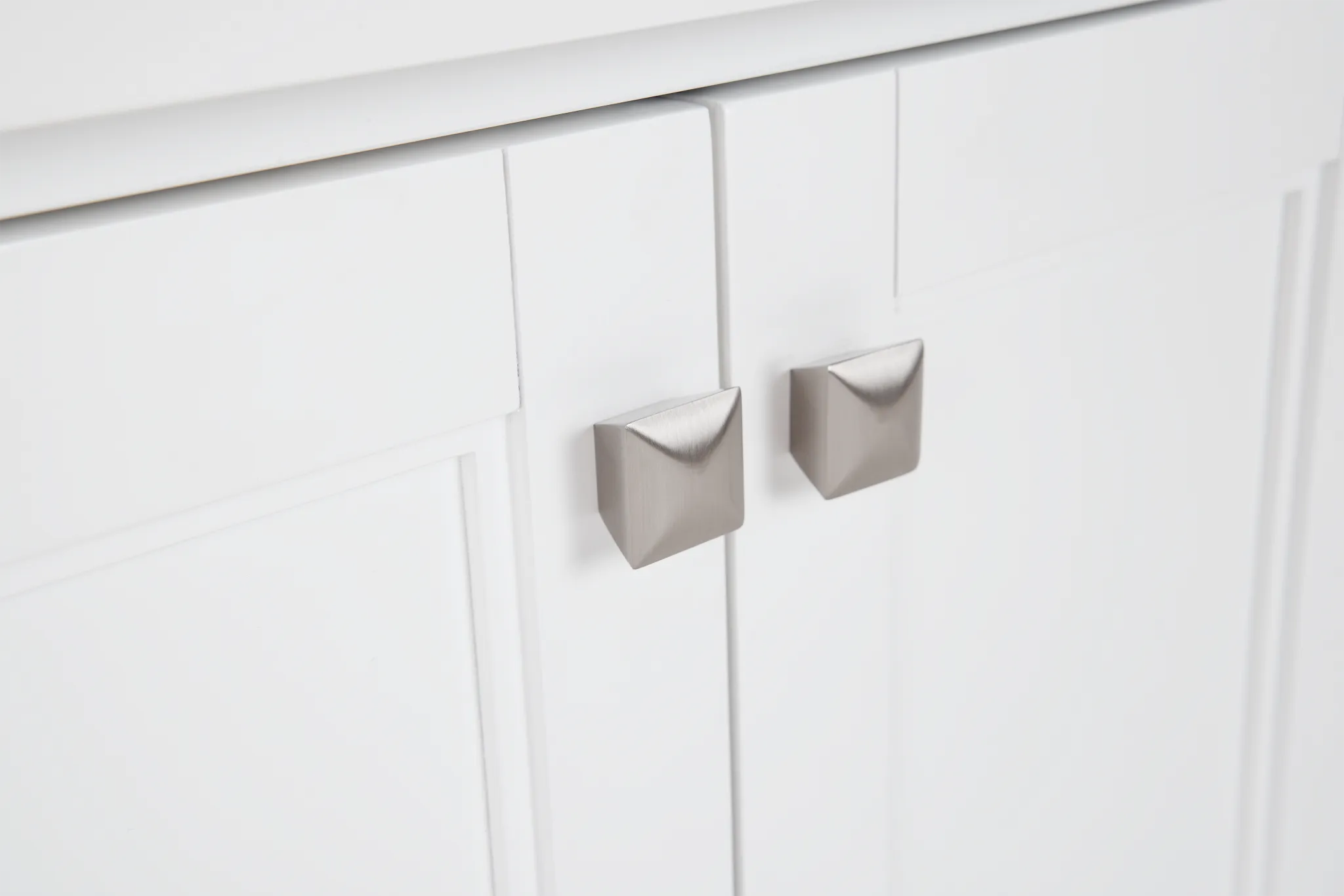 Newport White Large Peninsula Door Wall Desk