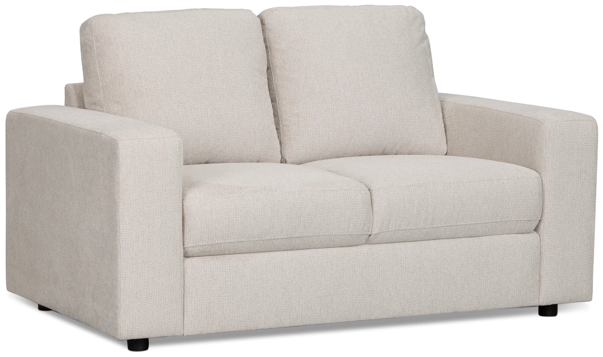 Carmen Light Beige Fabric Loveseat