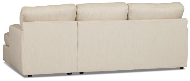 Rhodes Beige Fabric Right Chaise Sectional