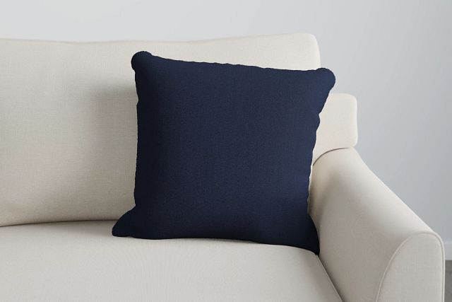 Peyton Dark Blue 20" Accent Pillow