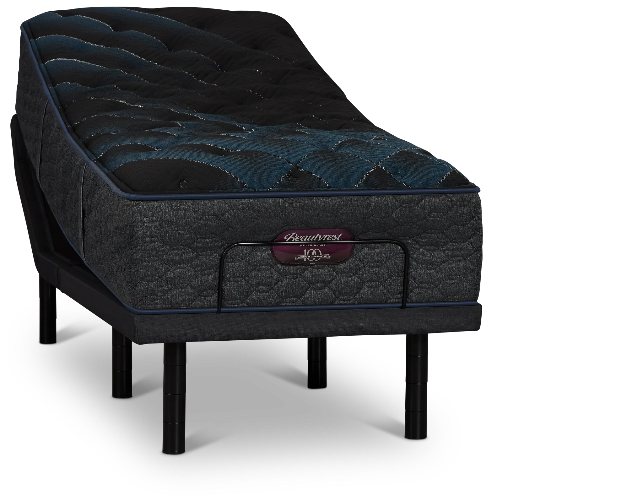 Simmons Beautyrest World Class Level 4 Plush Baselogic Platinum Adjustable Base Mattress Set